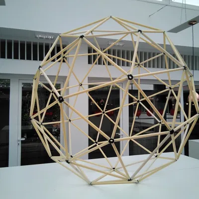 Fast dome – Bộ hub in 3D dựng geodesic dome