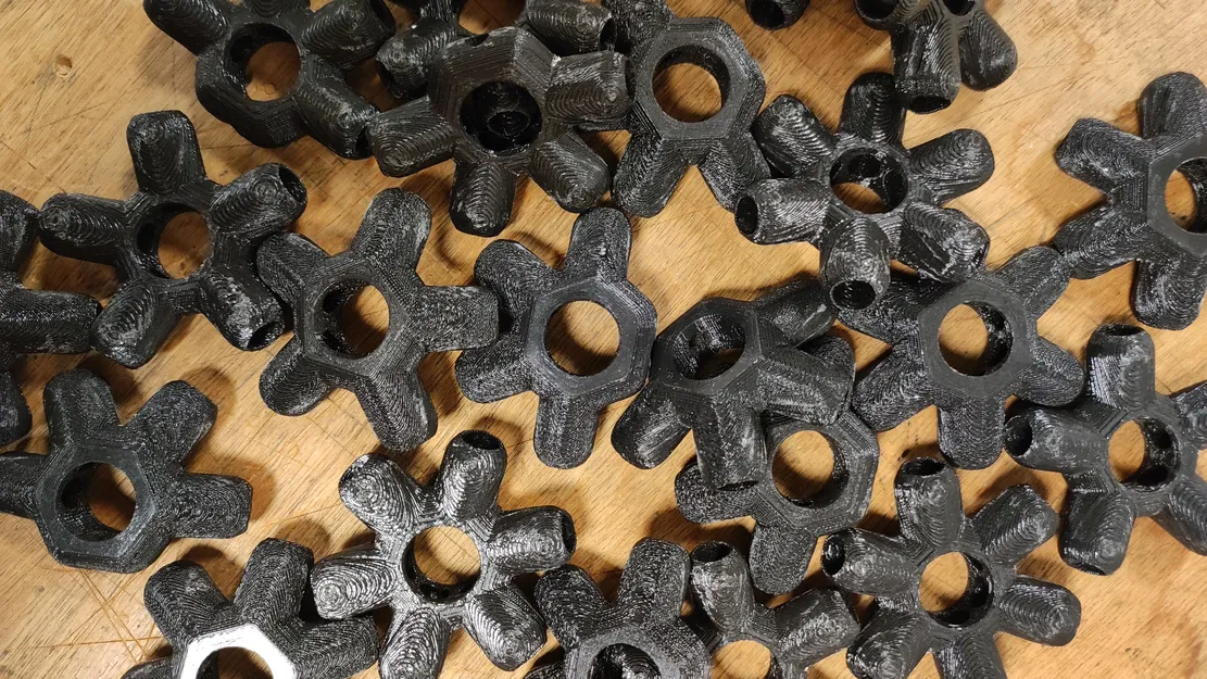 Fast dome – Bộ hub in 3D dựng geodesic dome - Image 4