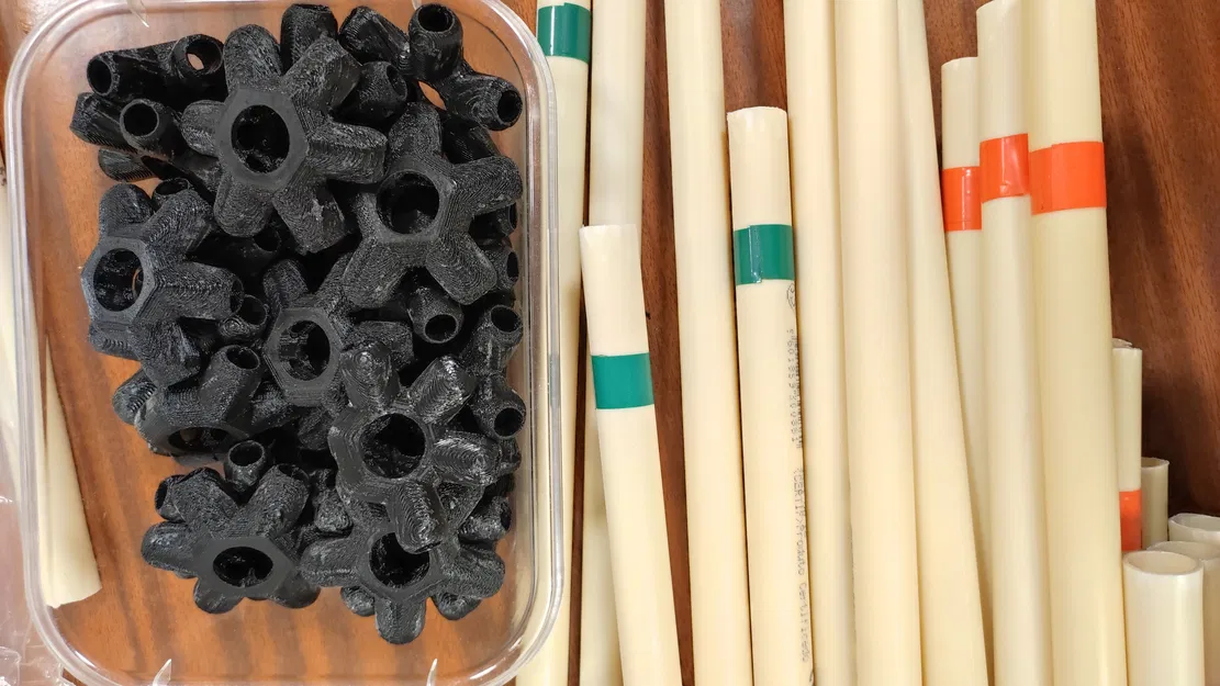 Fast dome – Bộ hub in 3D dựng geodesic dome - Image 5