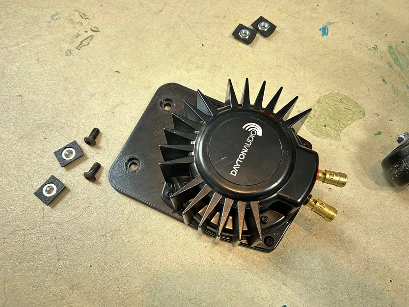 Ngàm gắn Bass Shaker Aurasound/Dayton Audio BST-1 cho nhôm định hình 8020 - Image 1