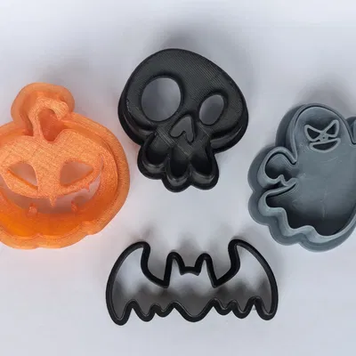 Bộ khuôn cắt bánh quy Halloween (Set of halloween cookie cutters)