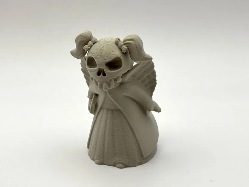 Tượng Thiên Thần Bộ Xương Trang Trí Halloween Độc Đáo - Image 1