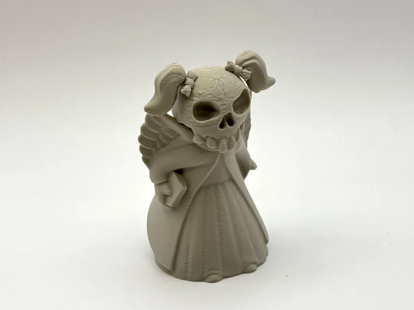 Tượng Thiên Thần Bộ Xương Trang Trí Halloween Độc Đáo - Image 2