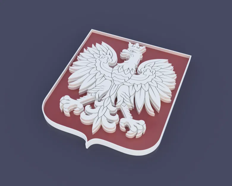 Quốc huy Ba Lan – đại bàng trắng (Polish National emblem - white eagle) - Image 1