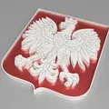 Quốc huy Ba Lan – đại bàng trắng (Polish National emblem - white eagle) - Thumbnail 2