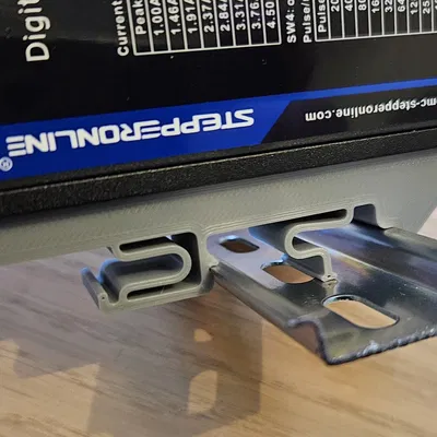 Giá đỡ DIN-Rail cho Driver Động cơ Bước DM542T