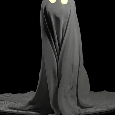 Mèo Ma Halloween Boo - Mô Hình In 3D Độc Đáo