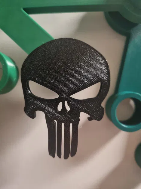 Vòng Nguyệt Quế Lego Halloween Ma & Đầu Lâu Punisher 3D - Image 2