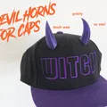 Sừng quỷ cho mũ snapback (Devil horns for cap) - Thumbnail 1