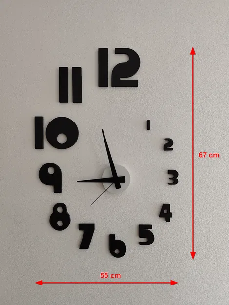 Đồng hồ treo tường đơn giản (Simple wall clock) - Image 1