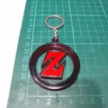 Móc Khóa Xoay Dragon Ball Z - Logo Z Độc Đáo - Thumbnail 2