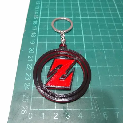 Móc Khóa Xoay Dragon Ball Z - Logo Z Độc Đáo