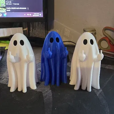 Mô Hình Ma Ghost "Bất Tuân" In 3D Độc Đáo