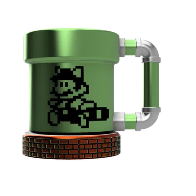 Cốc Super Mario Bros. 3D - Quà Tặng Độc Đáo Cho Fan Game