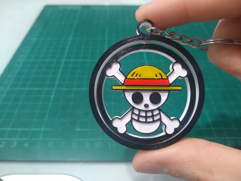 Móc Khóa One Piece Quay Vòng - Phụ Kiện Độc Đáo Cho Fan - Image 2