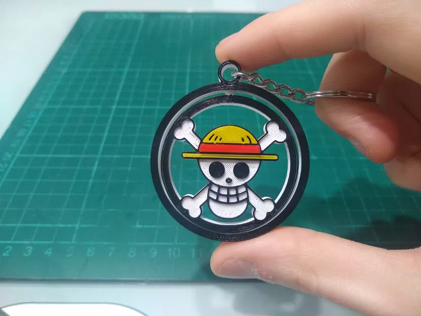 Móc Khóa One Piece Quay Vòng - Phụ Kiện Độc Đáo Cho Fan - Image 3
