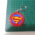 Móc Khóa Superman Keychain Dạng Xoay - Thumbnail 2