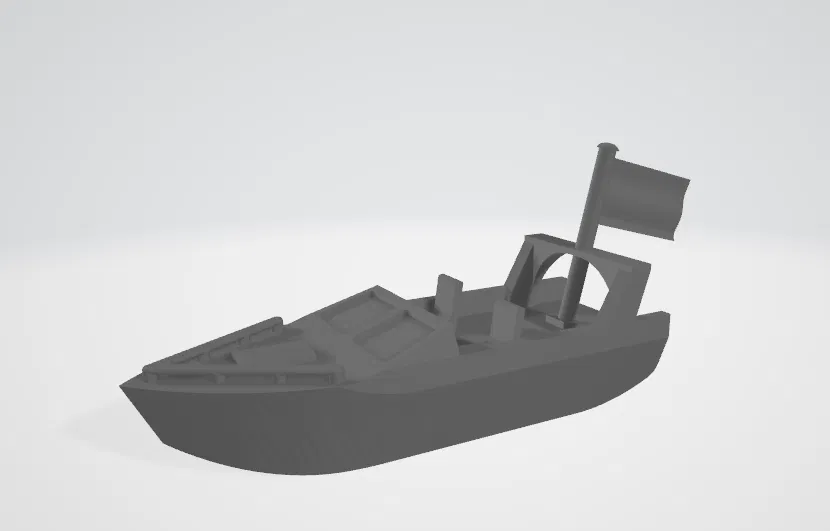 Mô Hình Thuyền Nhỏ Xinh - Đồ Chơi Trang Trí Độc Đáo - Image 1