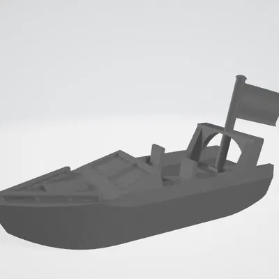 Mô Hình Thuyền Nhỏ Xinh - Đồ Chơi Trang Trí Độc Đáo