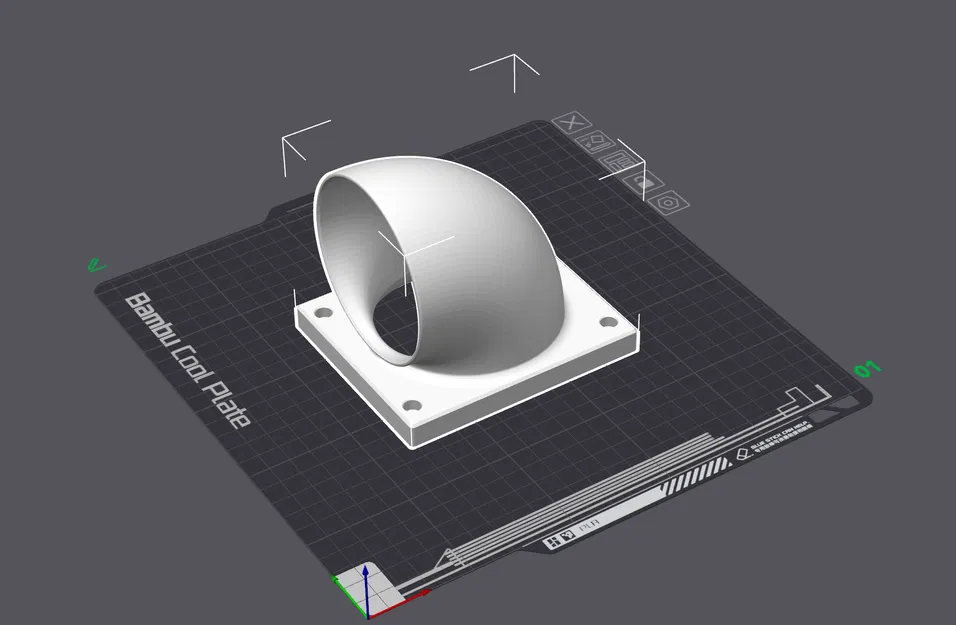 Vent góc 90° cho xtool S1 (đảo trái/phải) - Image 2