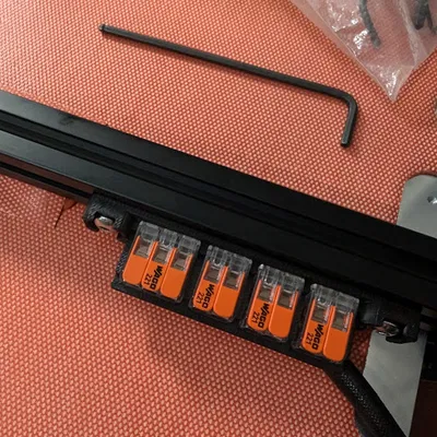 Voron Trident / 2.4 parametric Wago 221 mount (tham số OpenSCAD)