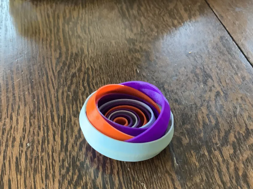 Fidget Vòng Lồng Nhau (Nested Rings Fidget) – Print in Place - Image 2