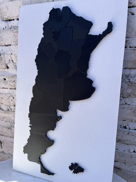 Mapa Argentina con Provincias (Bản đồ Argentina kèm ranh giới các tỉnh) - Image 1