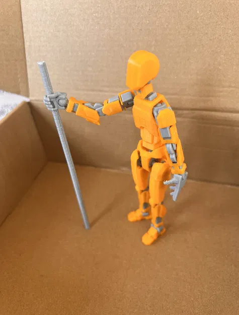 Dummy 13 Staffs – Bộ gậy in 3D nhiều kích thước cho figure Dummy 13 - Image 1