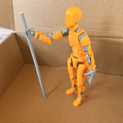 Dummy 13 Staffs – Bộ gậy in 3D nhiều kích thước cho figure Dummy 13