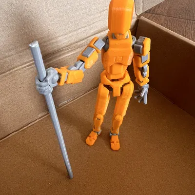 Dummy 13 Staffs – Bộ gậy in 3D nhiều kích thước cho figure Dummy 13