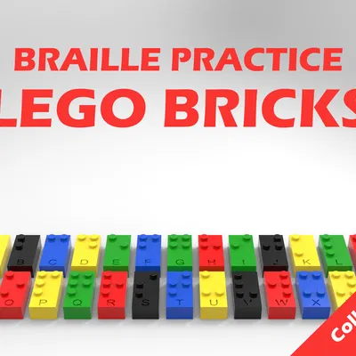 Bộ Chữ LEGO Braille - Học Đọc Viết Tiếng Anh