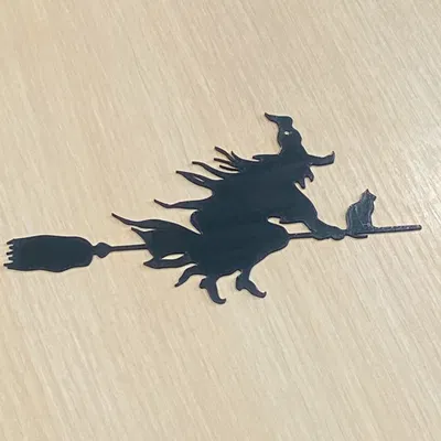 Mô hình Phù thủy Halloween 3D - Trang trí nhà cửa độc đáo