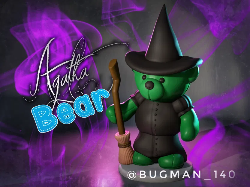 Agatha Bear – Gấu Phù Thủy Dễ Thương - Image 1