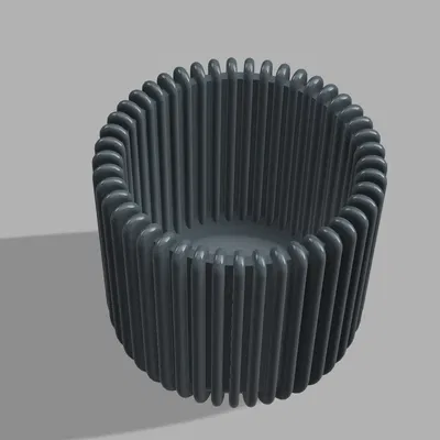 Chậu cây mini kiêm chân nến 3D