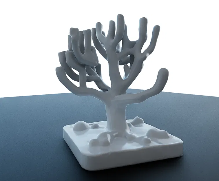 Mẫu San Hô Hiện Đại 3D - Trang Trí Độc Đáo - Image 1