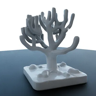 Mẫu San Hô Hiện Đại 3D - Trang Trí Độc Đáo