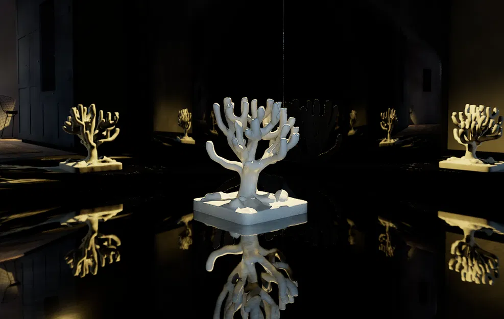 Mẫu San Hô Hiện Đại 3D - Trang Trí Độc Đáo - Image 3