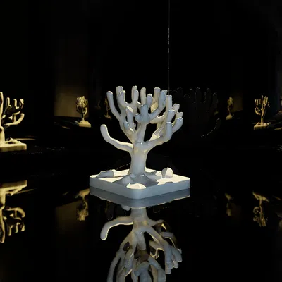 Mẫu San Hô Hiện Đại 3D - Trang Trí Độc Đáo