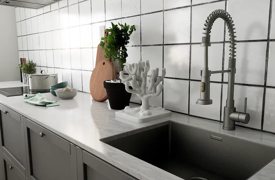 Mẫu San Hô Hiện Đại 3D - Trang Trí Độc Đáo - Image 5