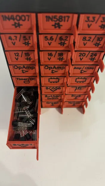 Hộp đựng linh kiện điện tử có ngăn kéo - Image 5