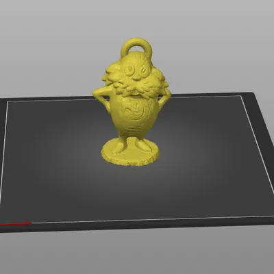 Móc Khóa Lorax In 3D - Phụ Kiện Độc Đáo