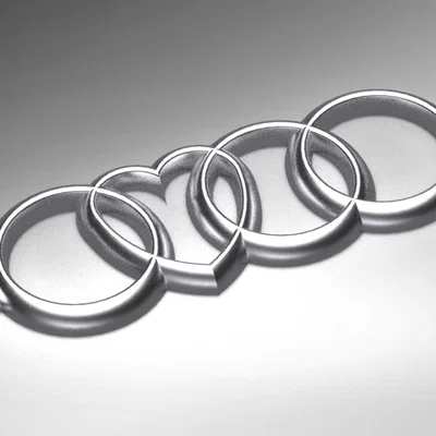 Móc Khóa Audi Hình Trái Tim - Quà Tặng Độc Đáo Cho Tín Đồ Xe Audi