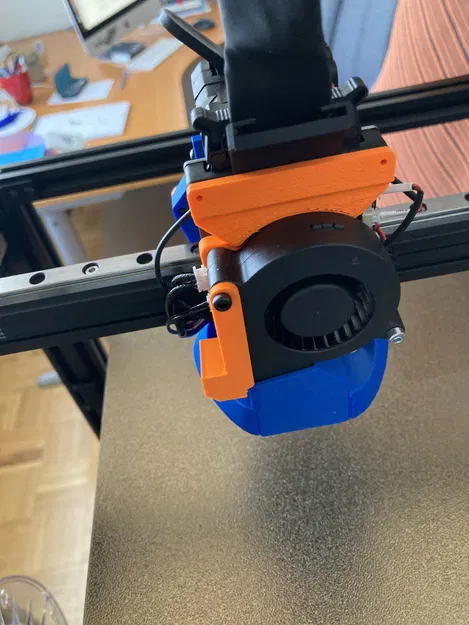 Ray linear Ender-5 S1 trục X, toolhead V2 MGN9 - Image 5