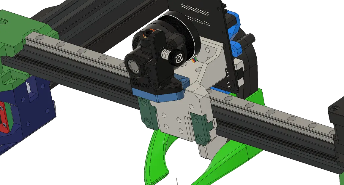 Ray linear Ender-5 S1 trục X, toolhead V2 MGN9 - Image 7