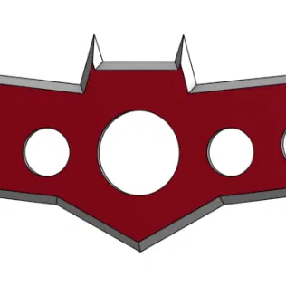 Mô Hình Batarang Red Hood 3D - Đồ Chơi & Vật Phẩm Sưu Tầm Độc Đáo