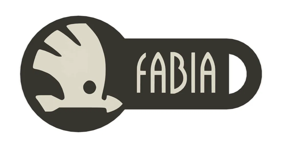 Thẻ Giữ Xe Škoda Fabia 3D - Image 2