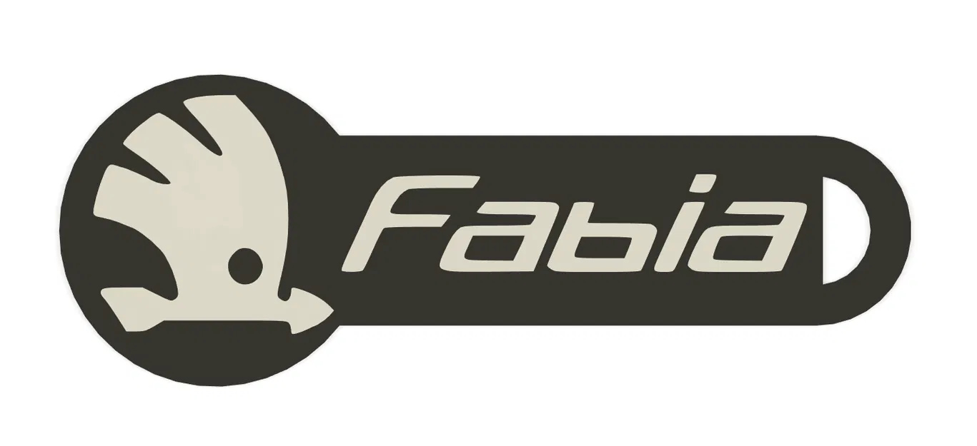 Thẻ Giữ Xe Škoda Fabia 3D - Image 3