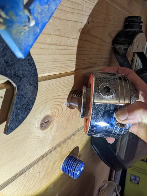 Giá treo chuck tiện gỗ M33*3.5 dạng trượt (Slip-on) - Remix - Image 2