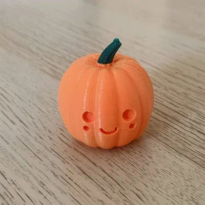 Bí ngô Halloween dễ thương mặt cười