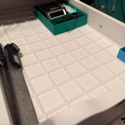 Gridfinity Grid cho Ikea Alex (bản cắt gọn)